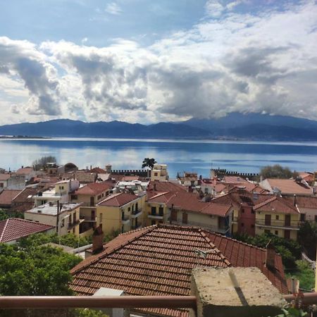Ferienwohnung Stone Clock'S House Nafpaktos Exterior foto
