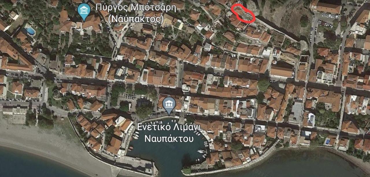 Ferienwohnung Stone Clock'S House Nafpaktos Exterior foto